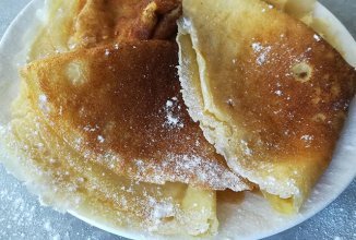 Кружевные блины на молоке