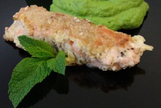 Рыбные палочки с кунжутом