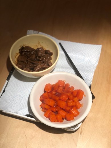 Мясо и морковь по-азиатски 🍱 - Шаг 4