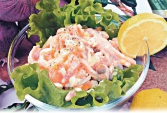 Салат из кальмаров