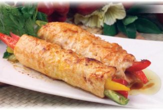 Куриные грудки с перцем