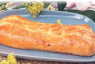 Польский пирог со свининой и капустой