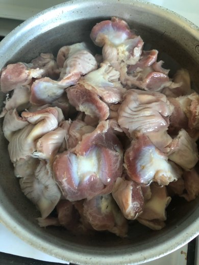 Куриные желудочки по-корейски - Шаг 1