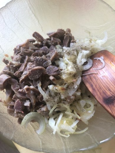 Куриные желудочки по-корейски - Шаг 3