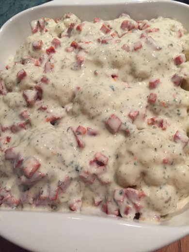 Цветная капуста с чоризо и сыром - Шаг 4