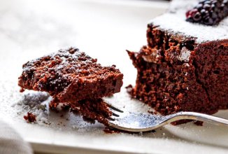 Простой шоколадный торт без муки