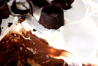 Торт с шоколадным пуддингом