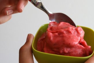 Клубничный щербет