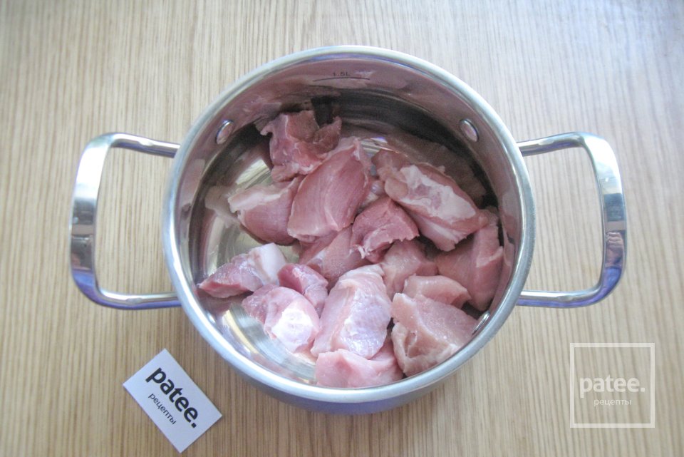 Тушеная свинина "Солянка" - Шаг 2