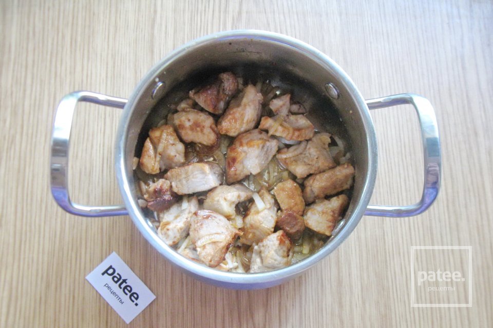 Тушеная свинина "Солянка" - Шаг 6