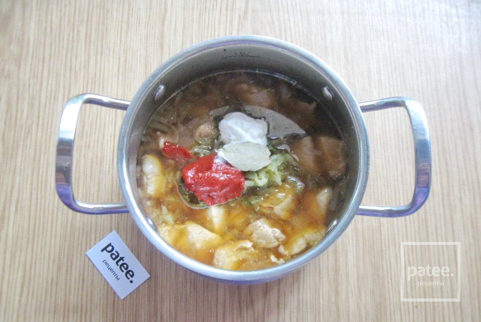 Тушеная свинина "Солянка" - Шаг 11