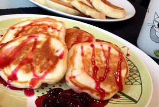 Пышные оладьи на кефире без яиц