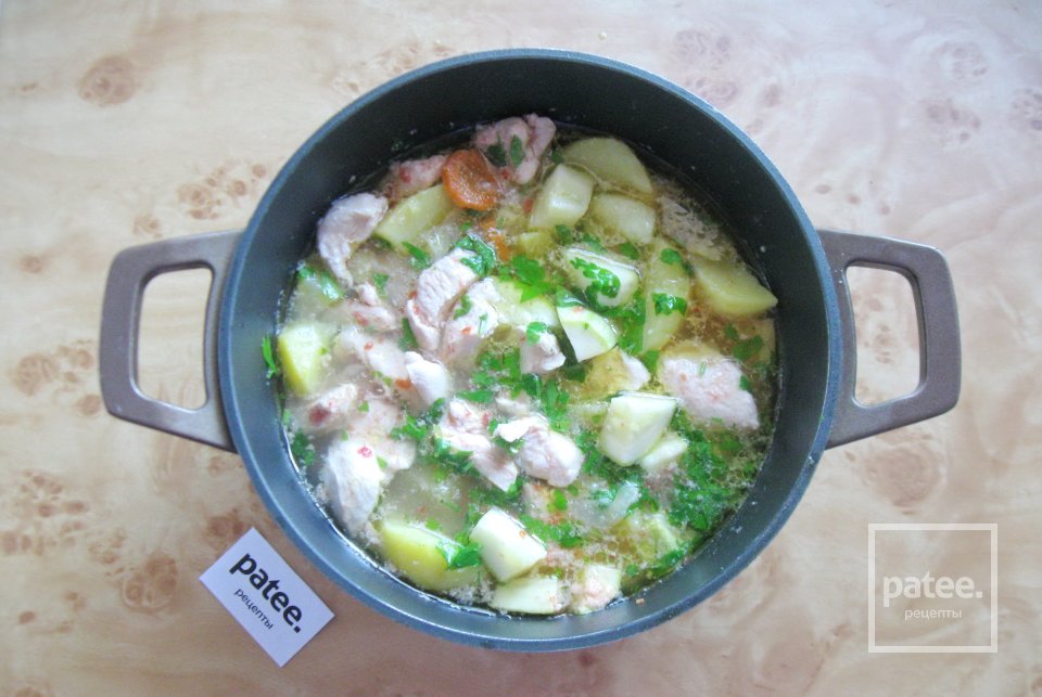 Овощное рагу с курицей и кабачками - Шаг 10