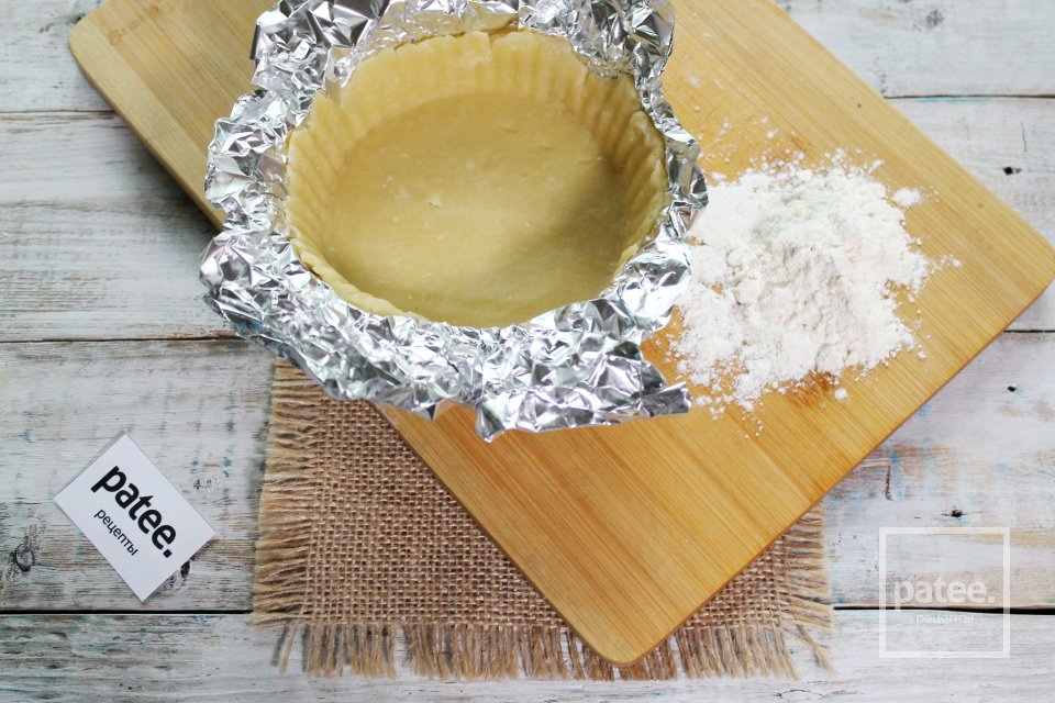 Киш с лососем порционный в формочке из фольги - Шаг 10