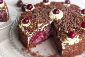 Торт "Пьяная вишня"