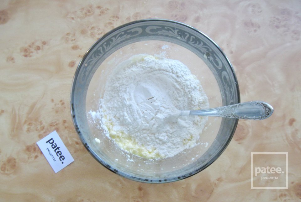 Песочный пирог с орехами - Шаг 5