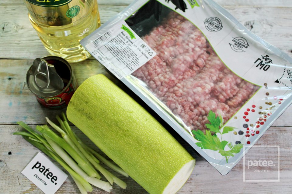 Фаршированные кабачки в томатном соусе - Шаг 1