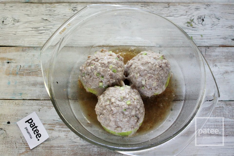 Фаршированные кабачки в томатном соусе - Шаг 11