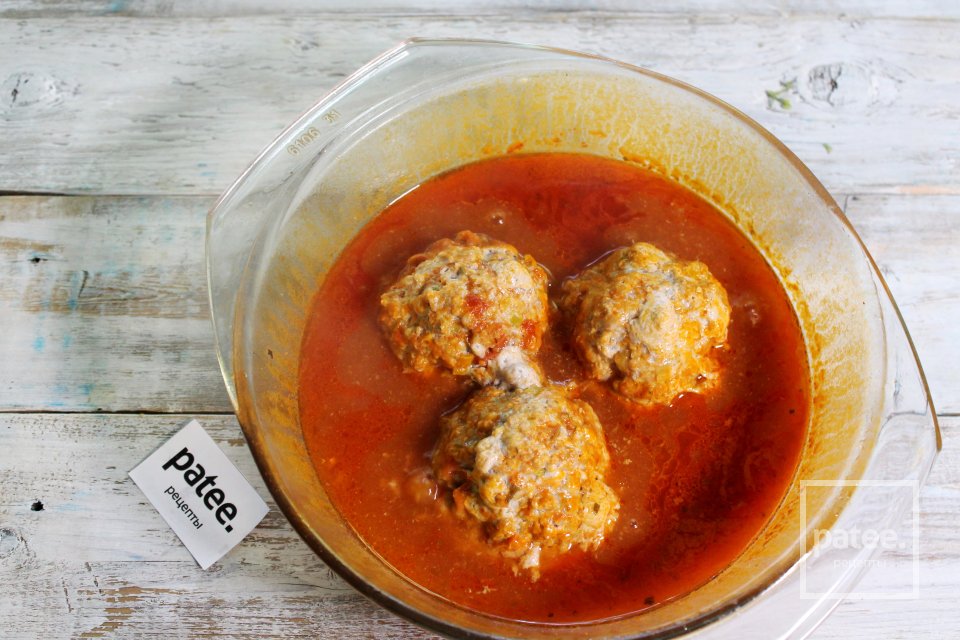 Фаршированные кабачки в томатном соусе - Шаг 14