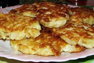 Капустные оладьи на кефире