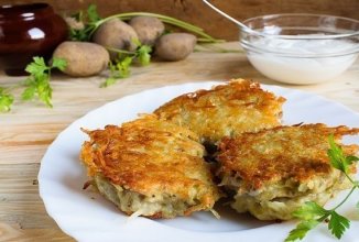 Драники с фаршем