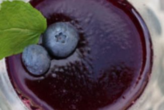 Желе из голубики