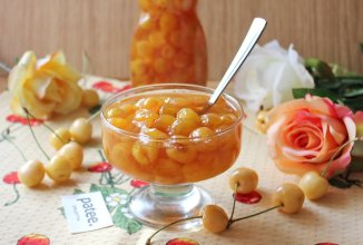 Варенье из белой черешни без косточек