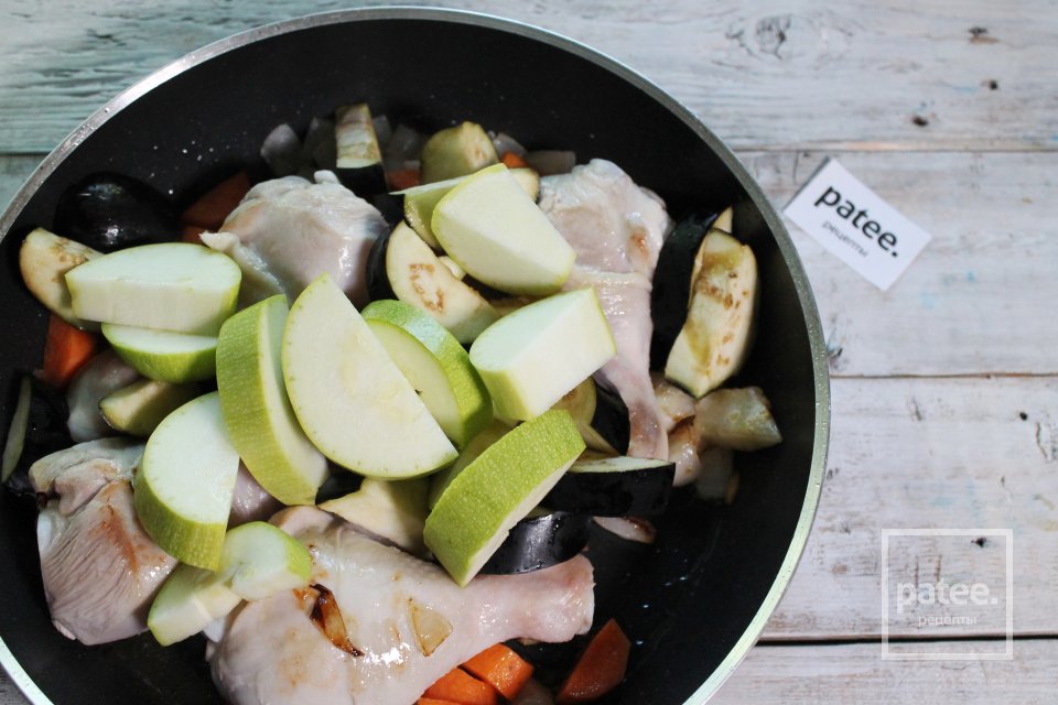 Овощное рагу с курицей - Шаг 6