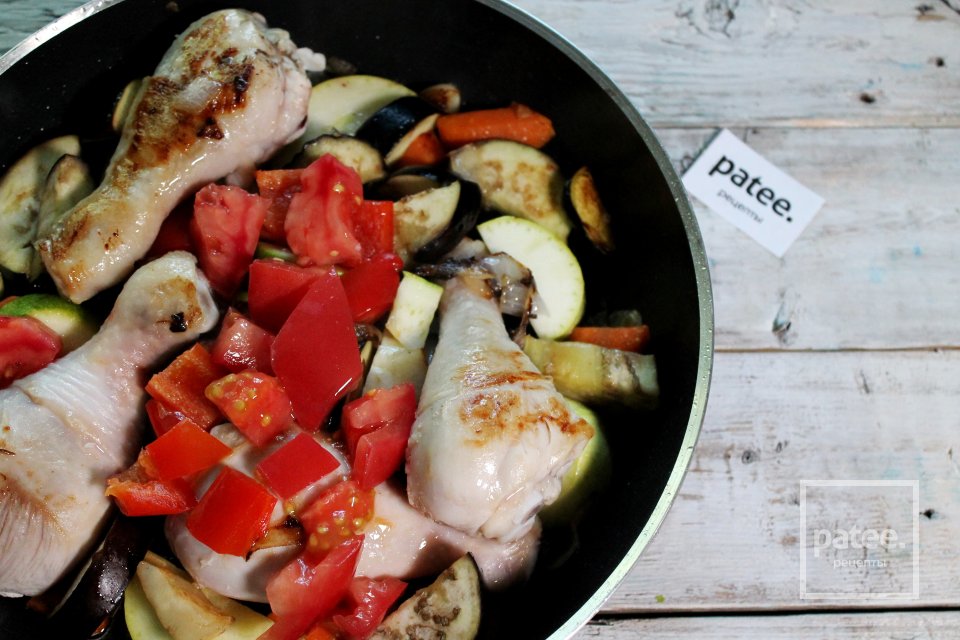 Овощное рагу с курицей - Шаг 8