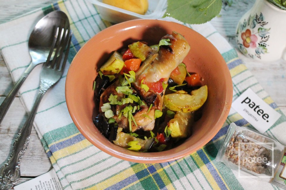 Овощное рагу с курицей - Шаг 9