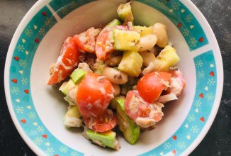 Вкусный салатик с тунцом