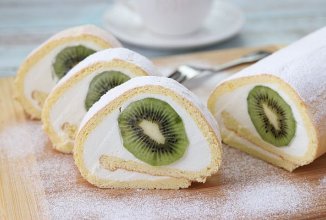 Бисквитный рулет "Глаз дракона"