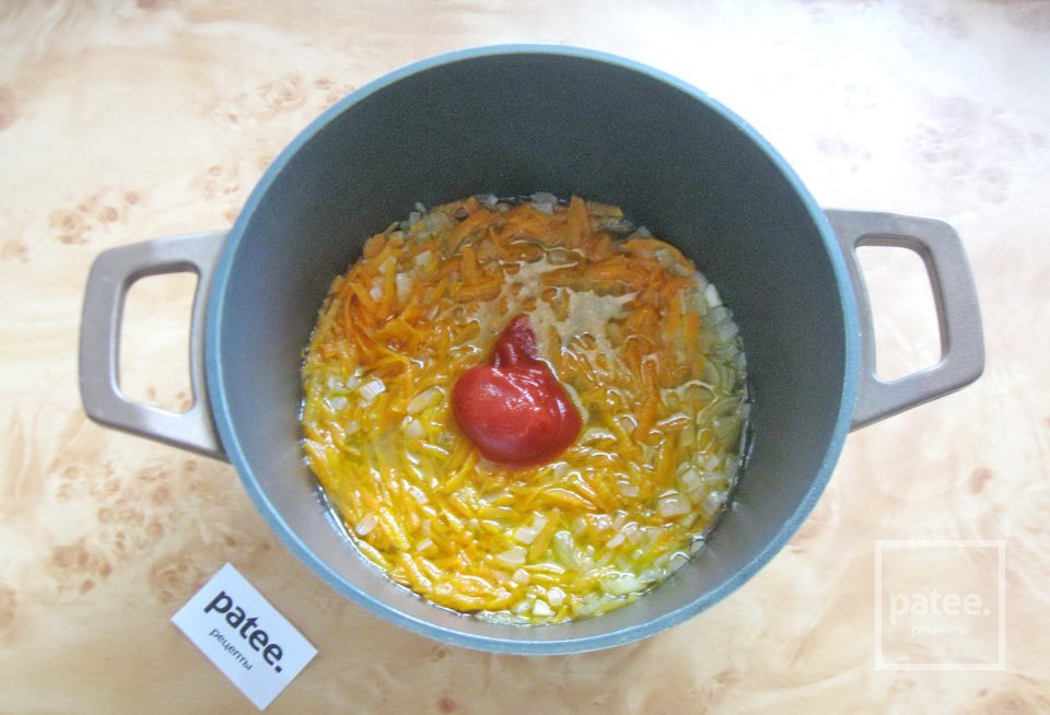 Фаршированные кабачки с курицей в соусе - Шаг 10