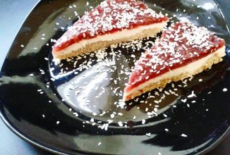 Овсяно-банановый корж с молочной прослойкой