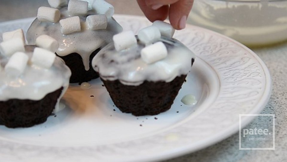 Шоколадные кексы на кефире - Шаг 6
