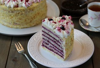 Торт "Анютины глазки"