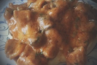 Свинина в сырном соусе