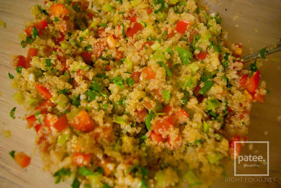 Салат с киноа - Шаг 1
