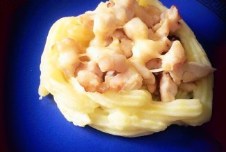 Картофельные гнёзда с курицей