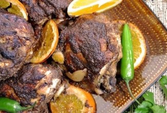 Курица с апельсинами в мультиварке