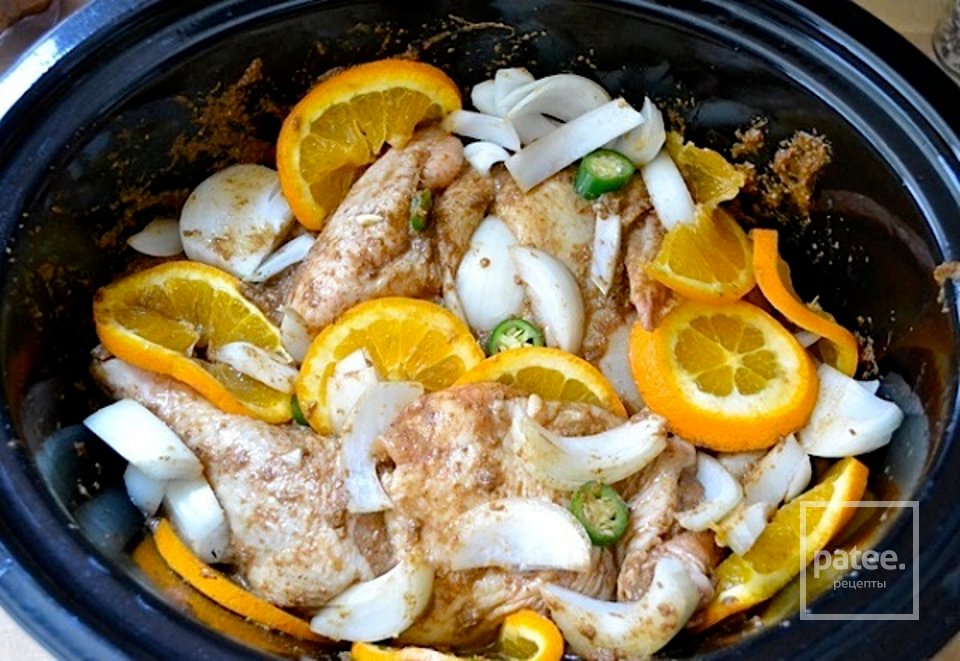 Курица с апельсинами в мультиварке - Шаг 3