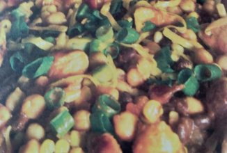 Овощной салат фасоль-куку