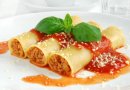 Каннеллони с фаршем в мультиварке
