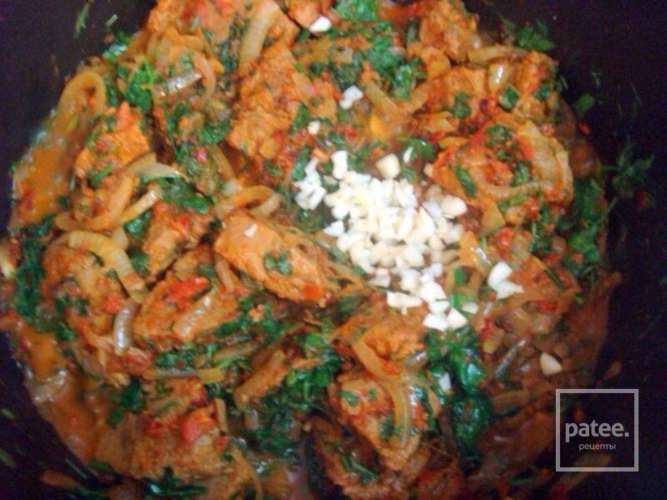 Чашушули из говядины - Шаг 4