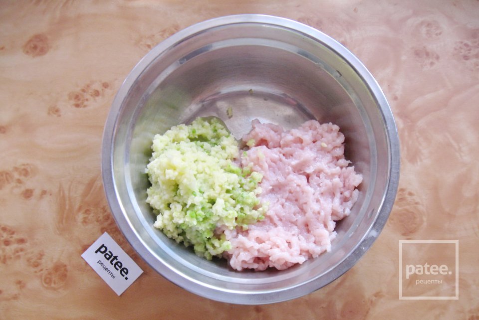 Курино-овощные котлеты - Шаг 3