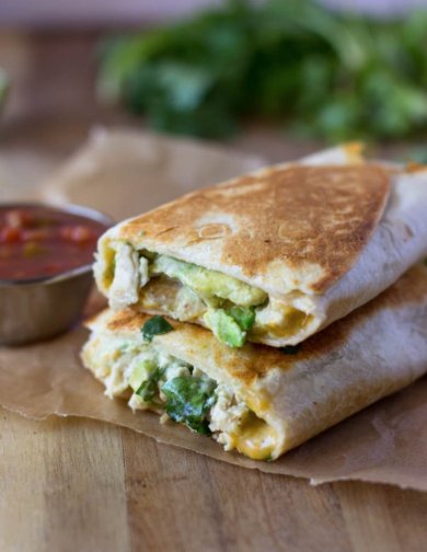 Тортилья с курицей и авокадо - Шаг 1