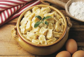 Галушки с творогом