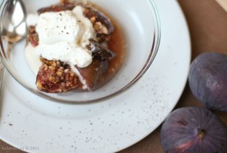 Инжир с маскарпоне и медом