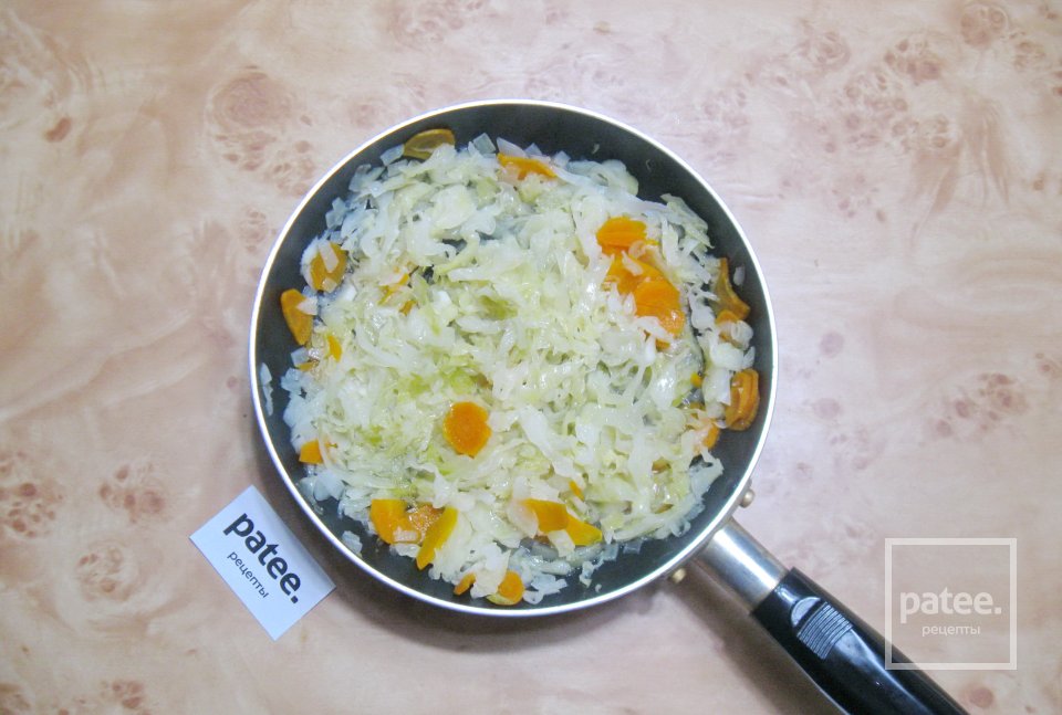 Блинчики с мясом и капустой - Шаг 9