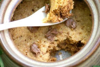 Шокодадное печенье в микроволновке